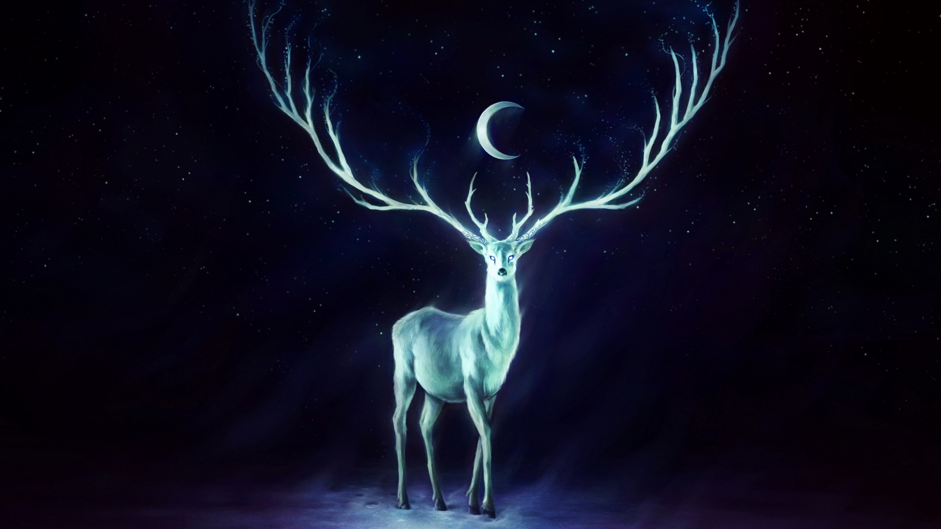 Deer - Wiccan Winter Solstice - HD Wallpaper 