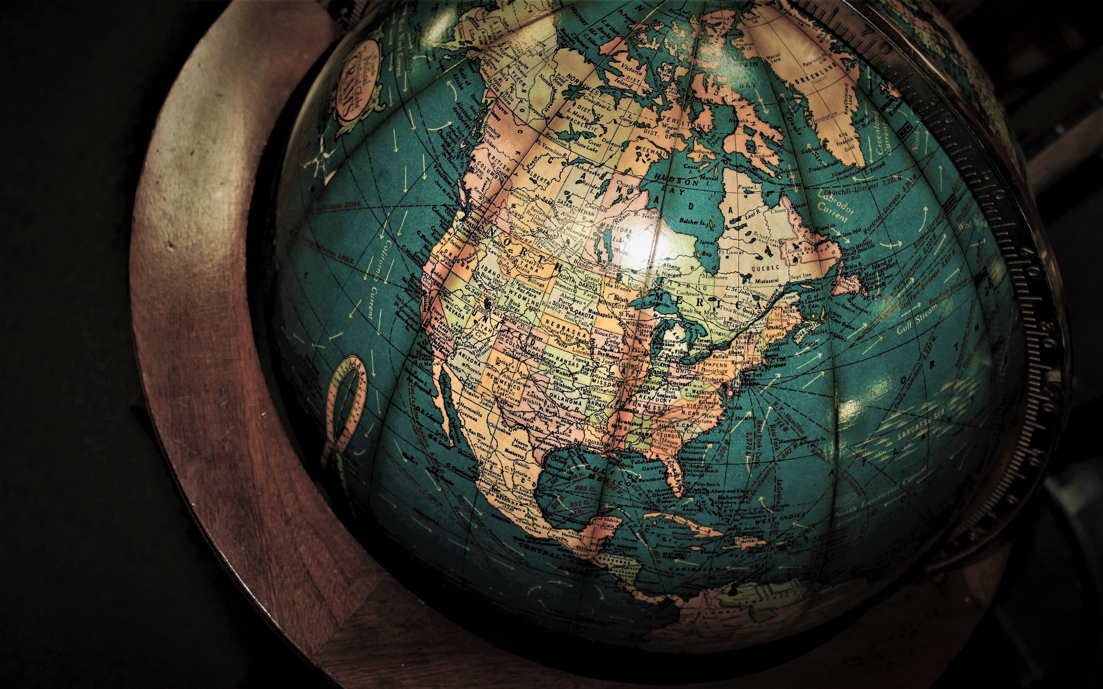 Wallpaper Globe, Antiques, Map - Globus - HD Wallpaper 