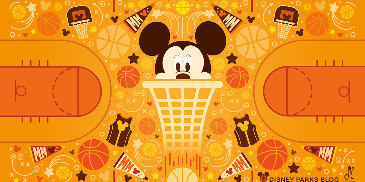 Download Our Latest ‘mickey Basketball’ Digital Wallpaper - Disney Thanksgiving - HD Wallpaper 