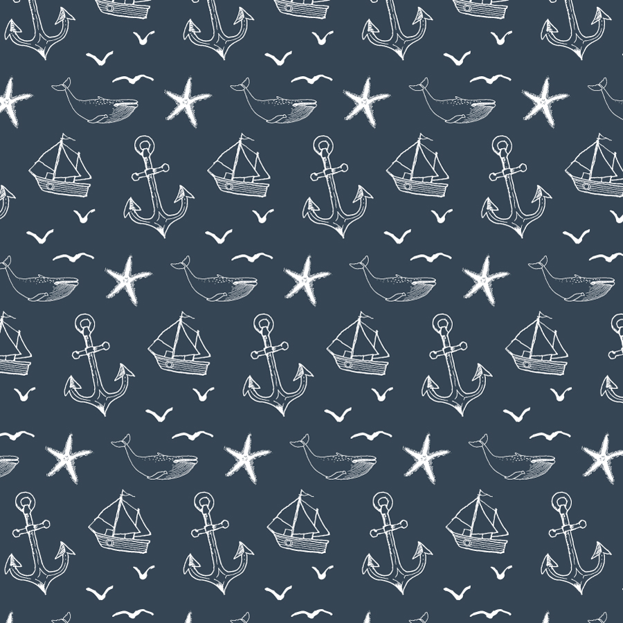Nautical Seas Removable Wallpaper Tile - Nautical Themed Background - HD Wallpaper 