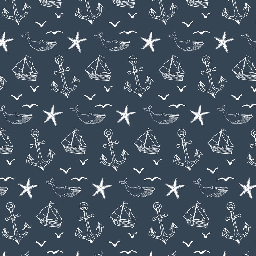 Nautical Seas Removable Wallpaper Tile - Nautical Themed Background - HD Wallpaper 