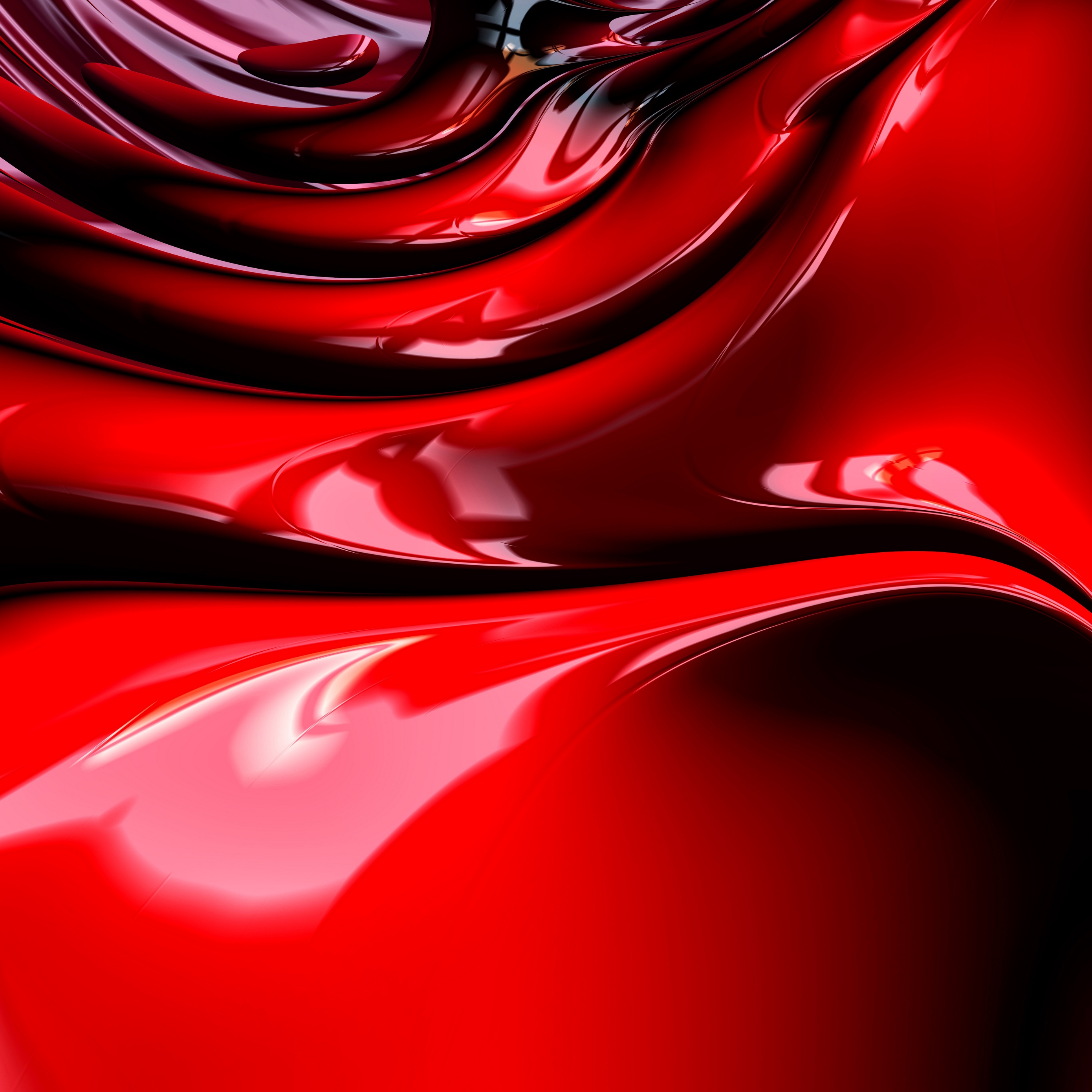 Wallpaper Fractal, Structure, Surface, Shape, Red - HD Wallpaper 
