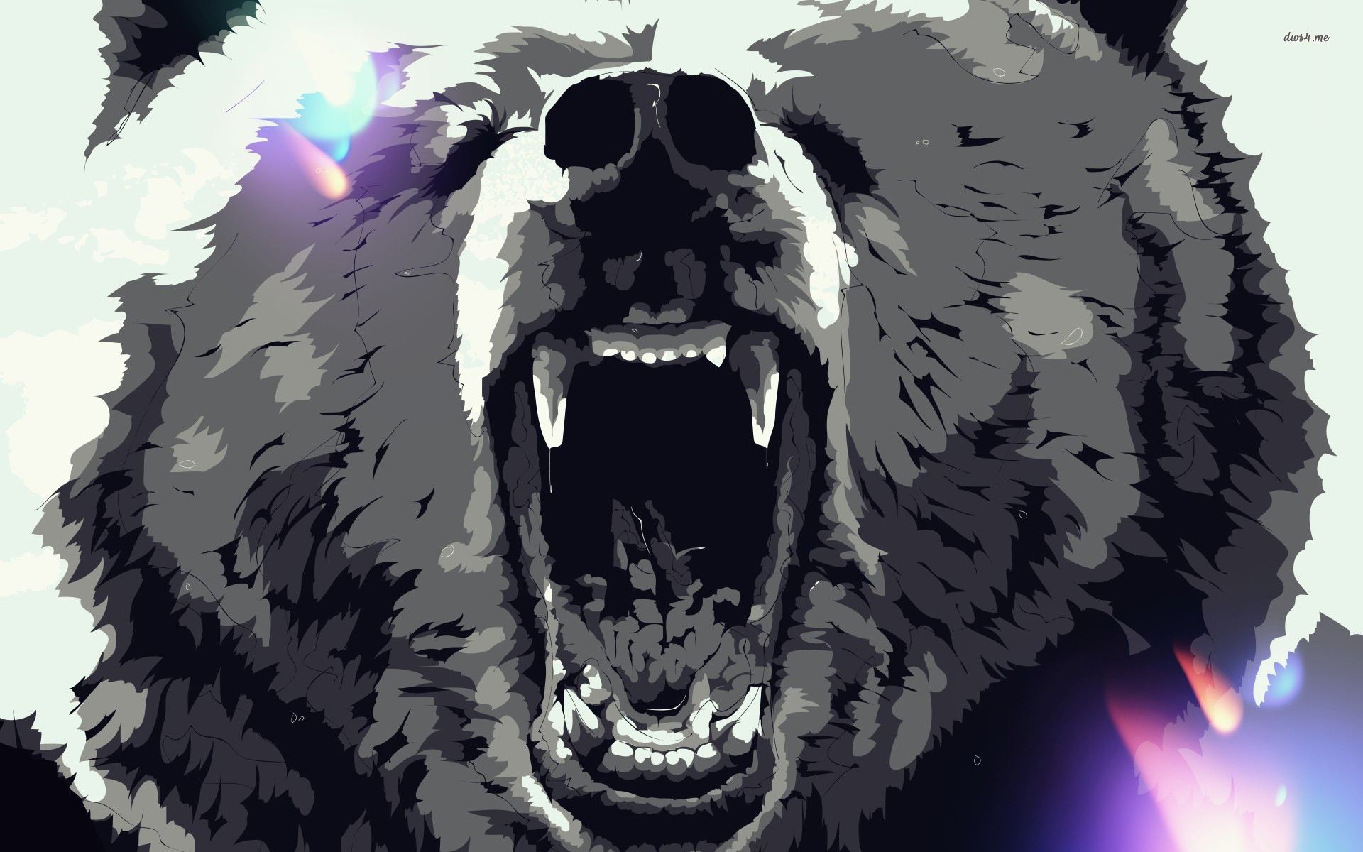 Bear Wallpaper Art - HD Wallpaper 