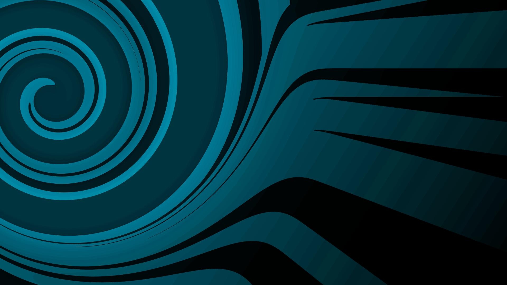 Cool Blue And Black Wallpapers 1080p - 1920 X 1080 Black Abstract - HD Wallpaper 