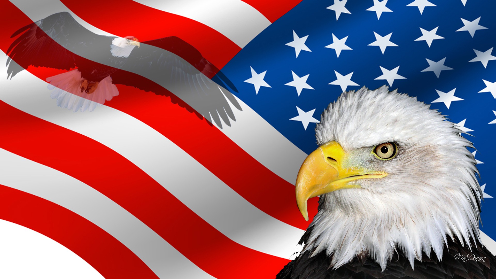 God Bless The Usa Hd Desktop Background - Usa Background Hd - HD Wallpaper 