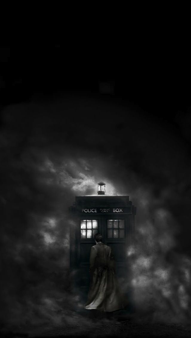 Dark Tardis Wallpaper Phone - HD Wallpaper 