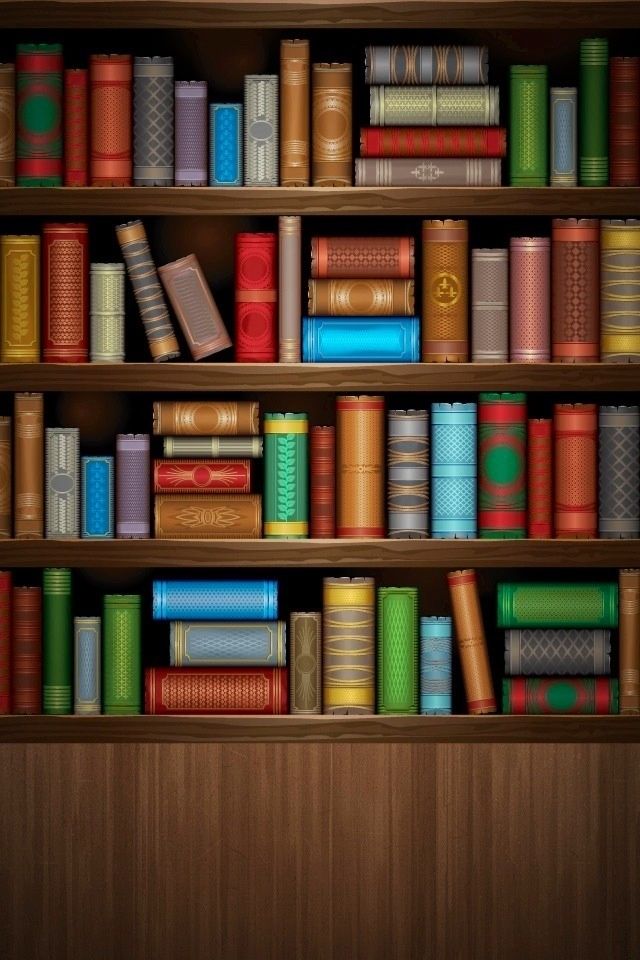 Bookshelf Background - HD Wallpaper 