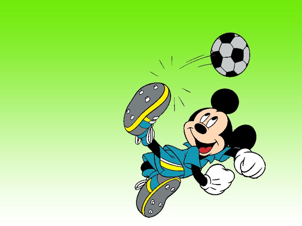 Mickey Mouse Free Wallpaper - Mickey Mouse Wallpaper Green - HD Wallpaper 