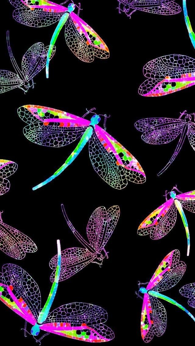 Galaxy Dragonfly - 640x1136 Wallpaper 