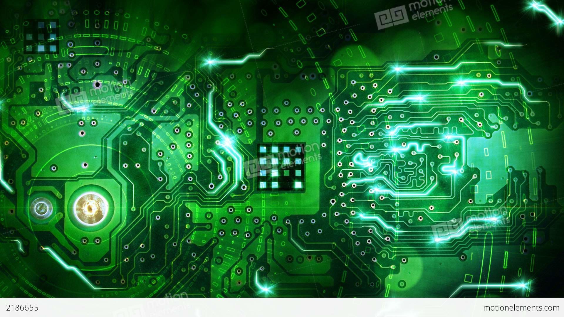 Animated Printed Circuit Board Background Circuit Hd - Circuit Board Background - HD Wallpaper 