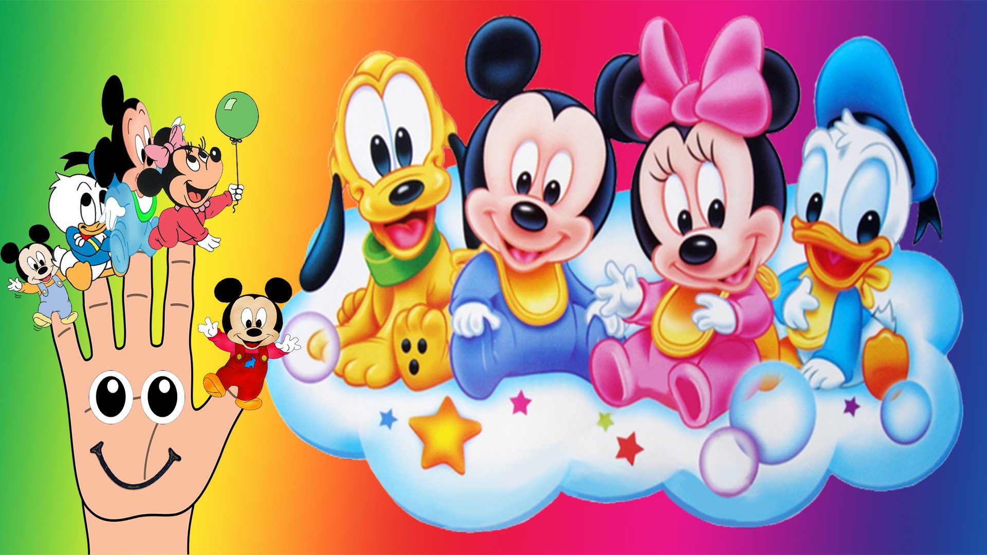 Adorable Baby, Mickey Mouse, Pluto, Minnie Donald Duck - Baby Mickey Mouse And Minnie Mouse - HD Wallpaper 