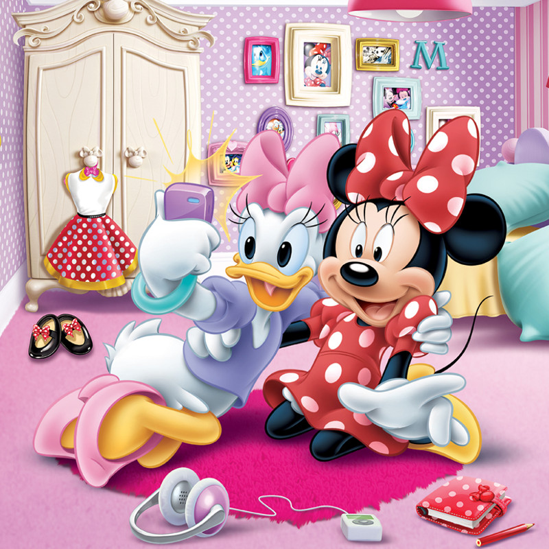 Wallpapers And Pictures Wp - Minnie Mouse And Daisy Background - HD Wallpaper 