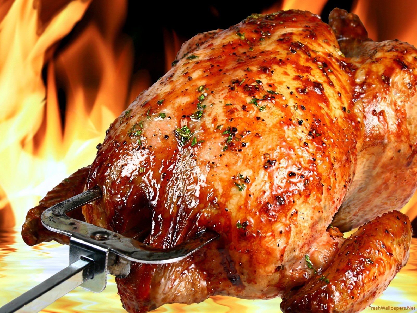 Grilled Chicken - HD Wallpaper 