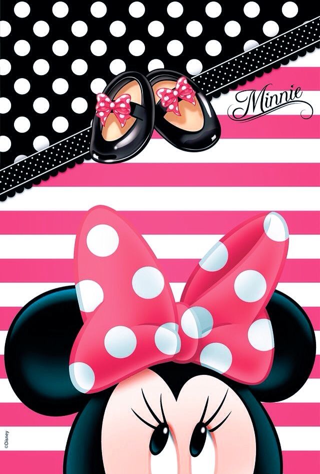 Minnie Mouse Halloween Wallpaper - Minnie Mouse Polkadot Pink - 640x947  Wallpaper 