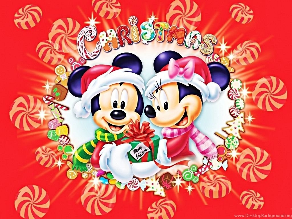 Mickey And Minnie Mouse Wallpapers Wallpapers Cave - J 2 Avant Noel - HD Wallpaper 