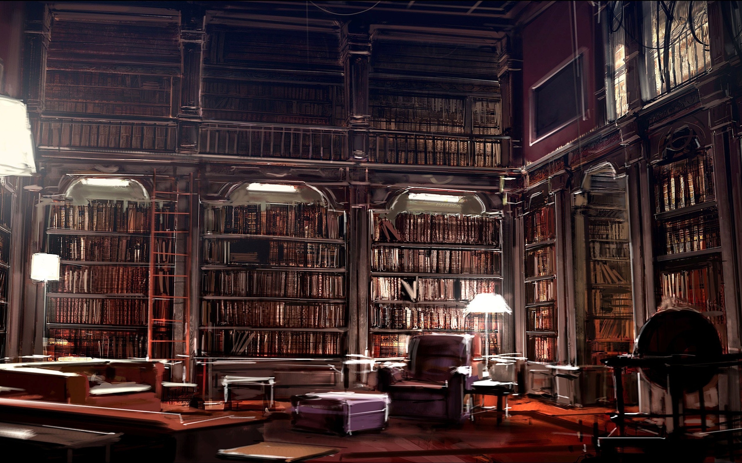 Libraries & Reading Wallpapers - Old Library Background - HD Wallpaper 