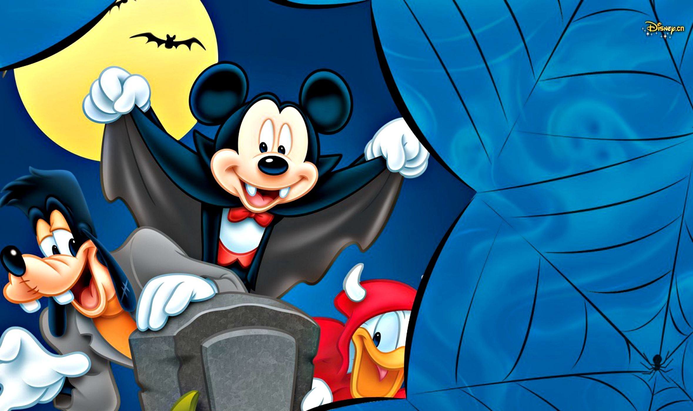 Mickey Mouse Halloween Wallpaper 
 Data-src /w/full/3/e/2/98475 - Mickey Mouse De Halloween - HD Wallpaper 