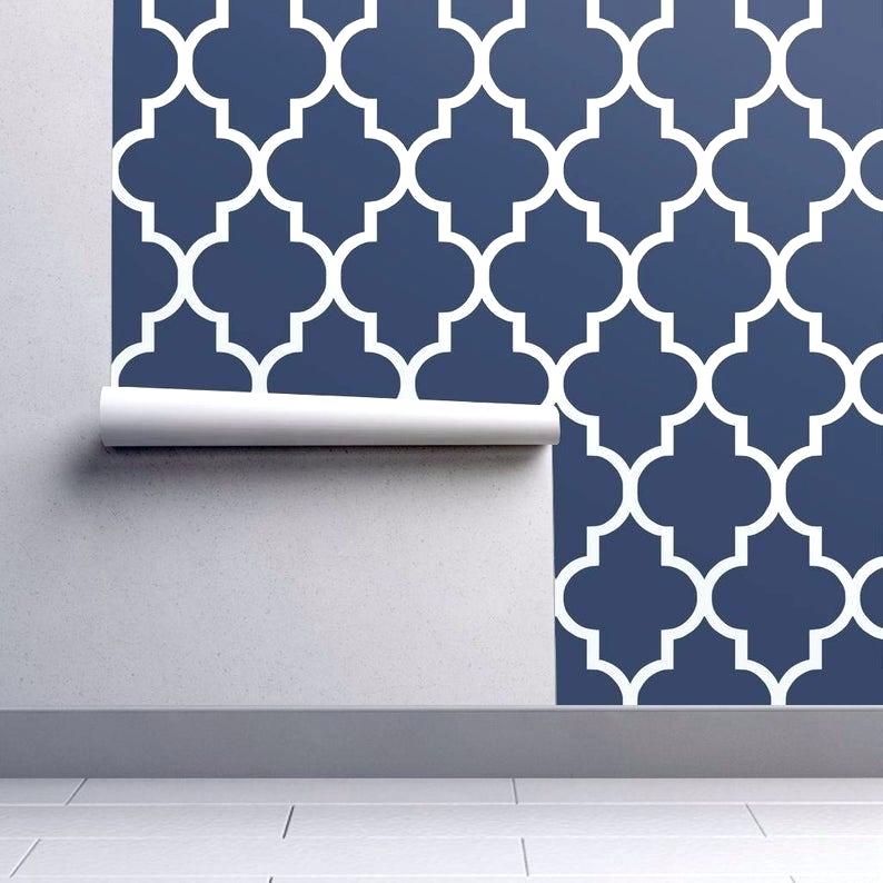 White And Navy Blue - HD Wallpaper 