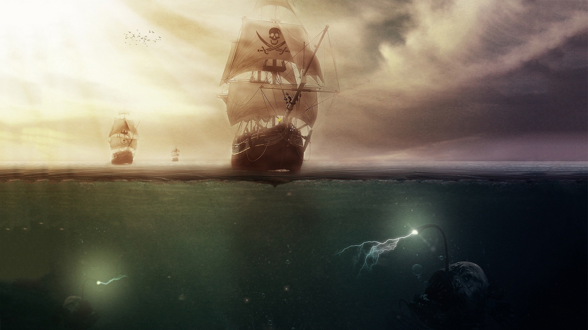 Sea Pirate Hd Wallpaper Data Src Vertical Wallpaper Hd Wallpapers Pirate 1920x1080 Wallpaper Teahub Io