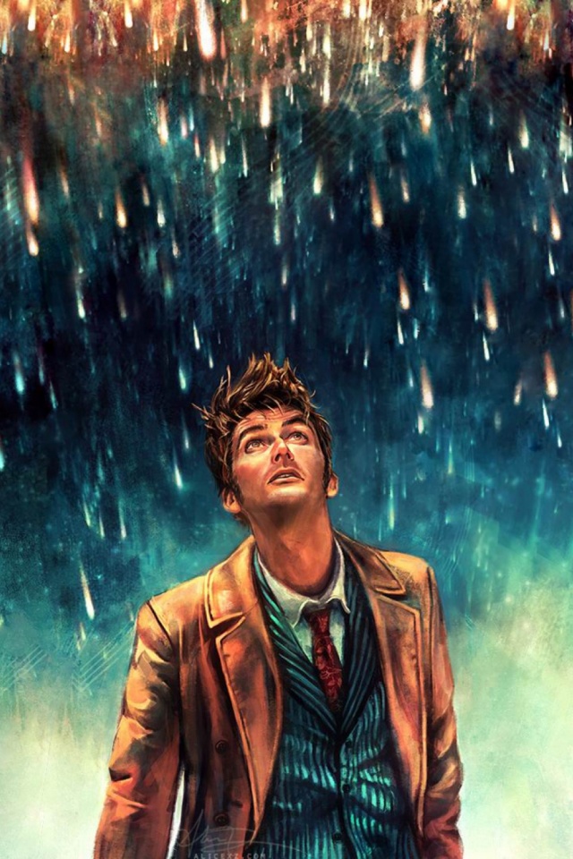 Doctor Who David Tennant Art - HD Wallpaper 