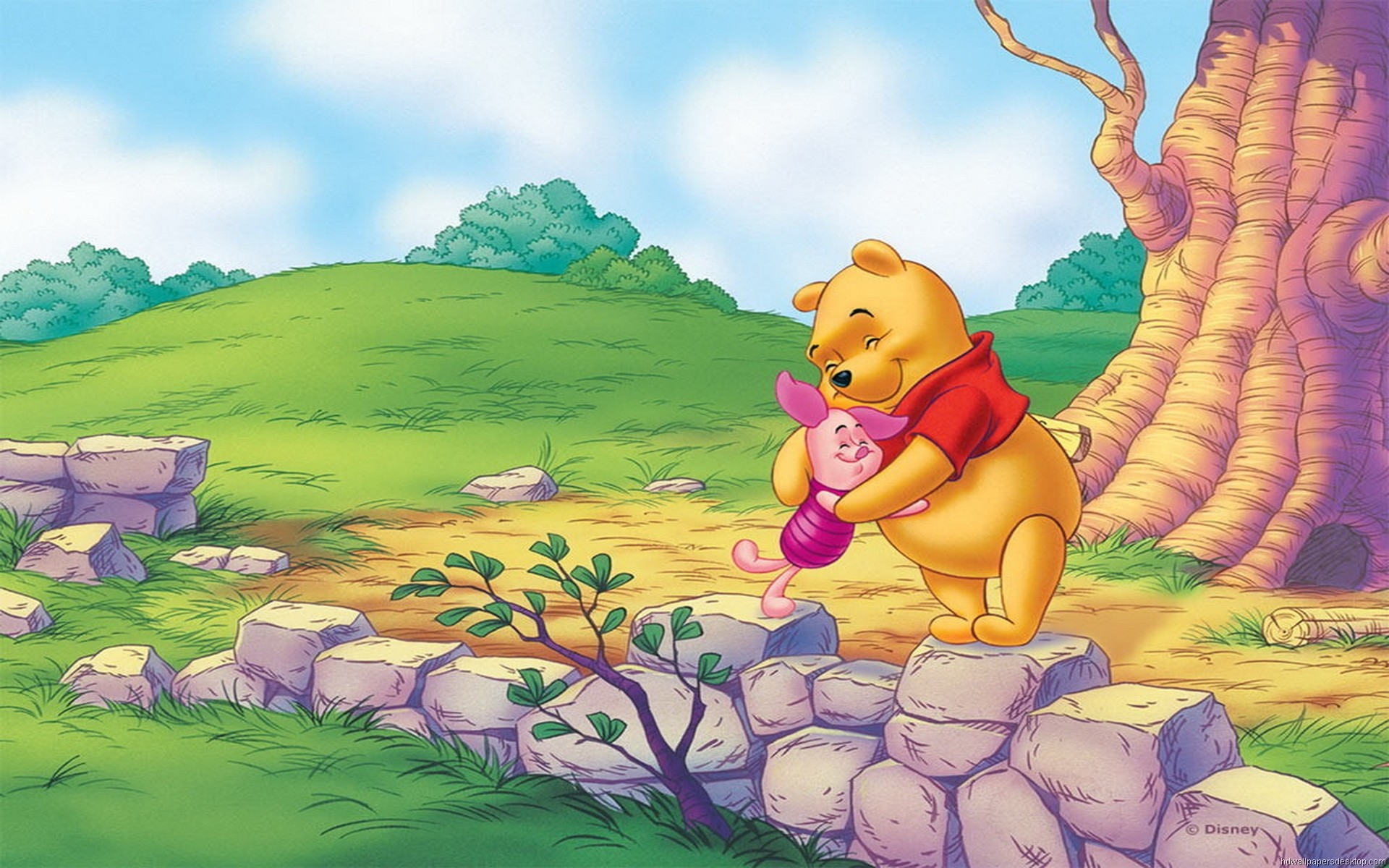 Winnie The Pooh Wallpaper Android Phones Wallpaper - Winnie The Pooh Get Better Soon - HD Wallpaper 