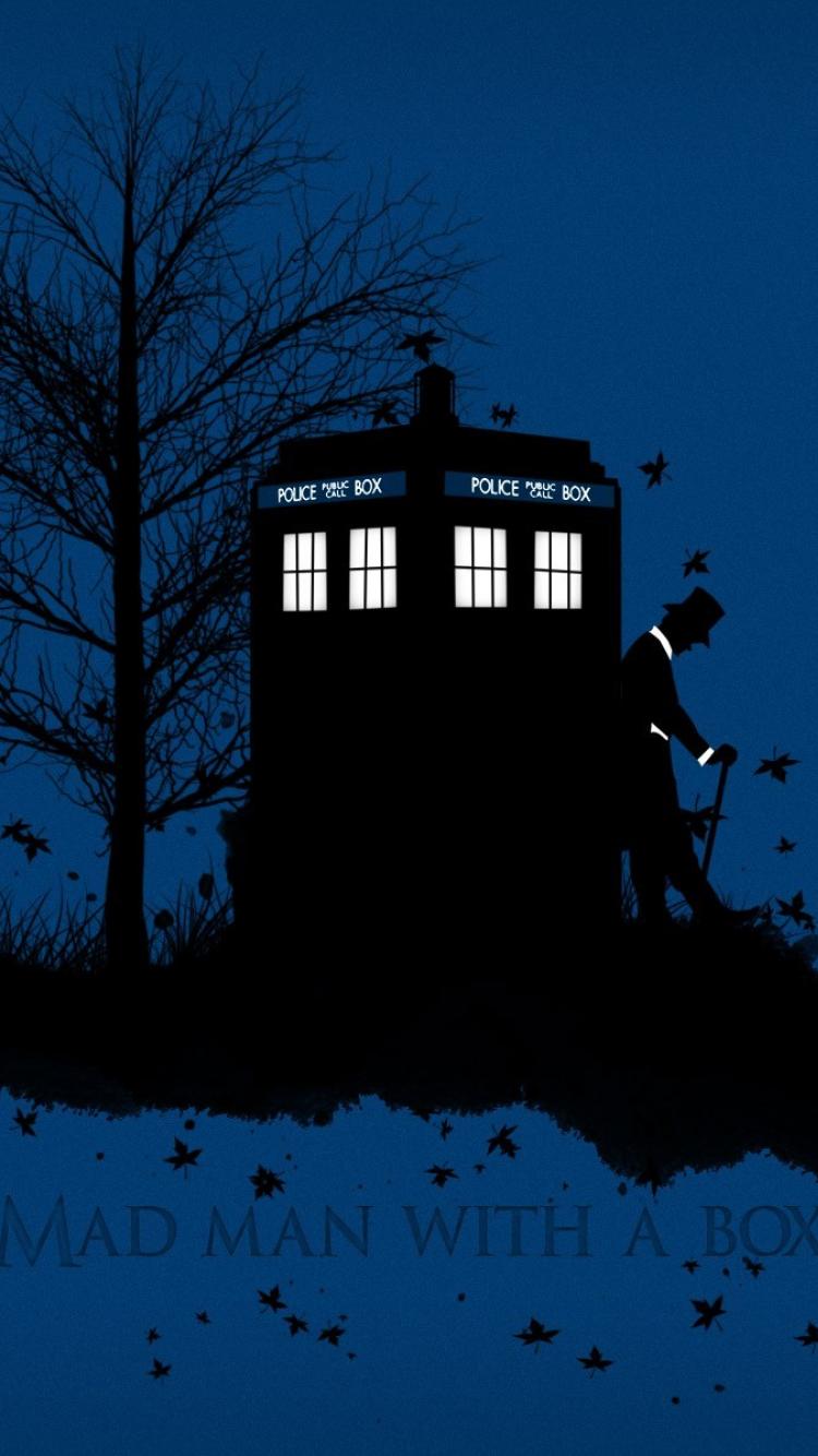 Doctor Who Iphone Wallpaper - Doctor Who Tardis Art - HD Wallpaper 