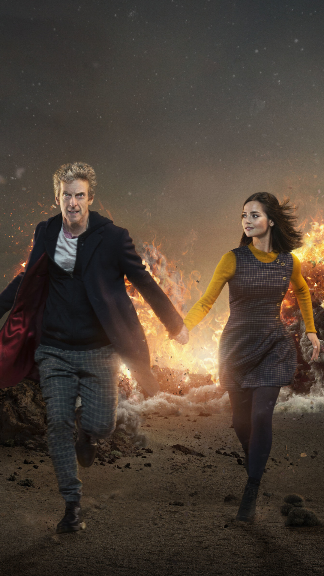 Doctor Who Peter Capaldi And Clara - HD Wallpaper 