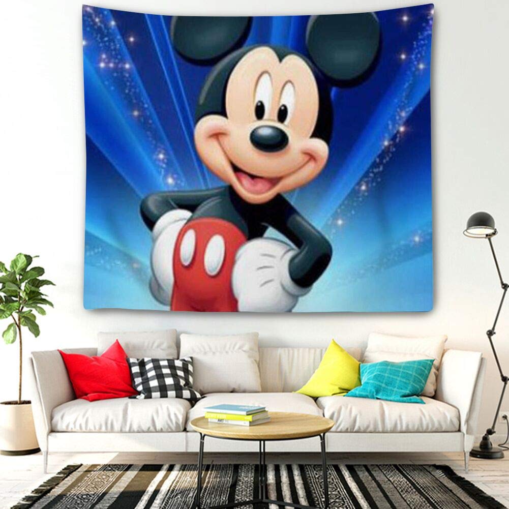 Disney Collection Tapestry Mickey Mouse Wallpaper Hd - Cartoon - HD Wallpaper 