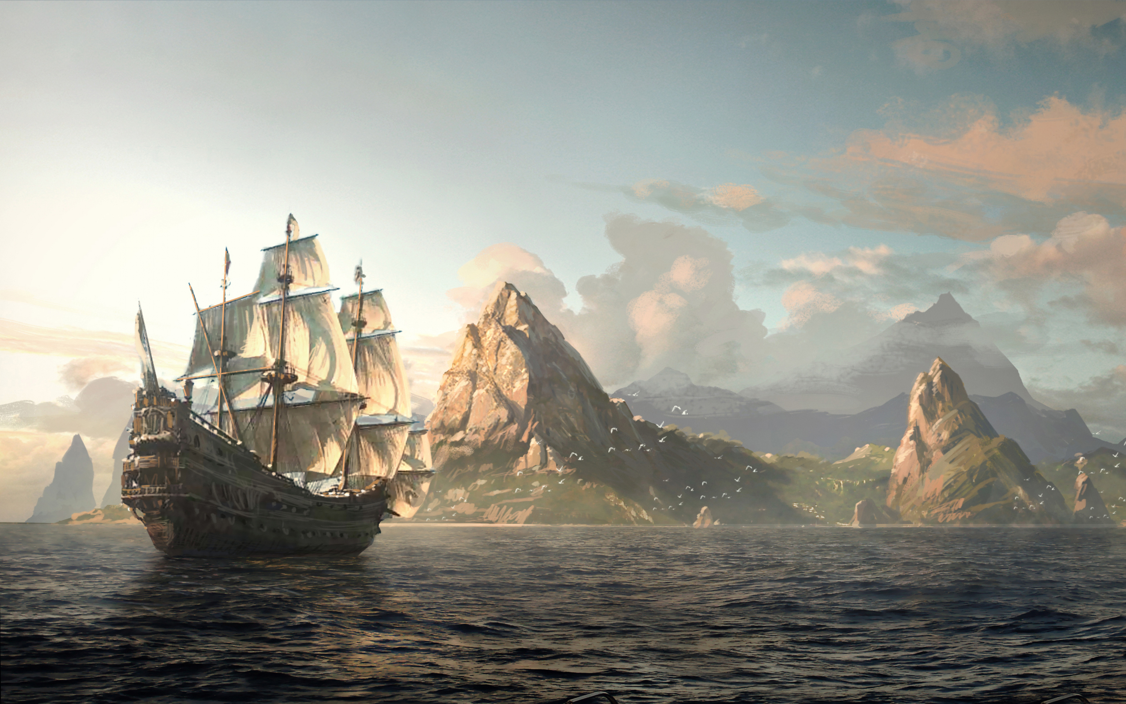 Pirate Ship - HD Wallpaper 