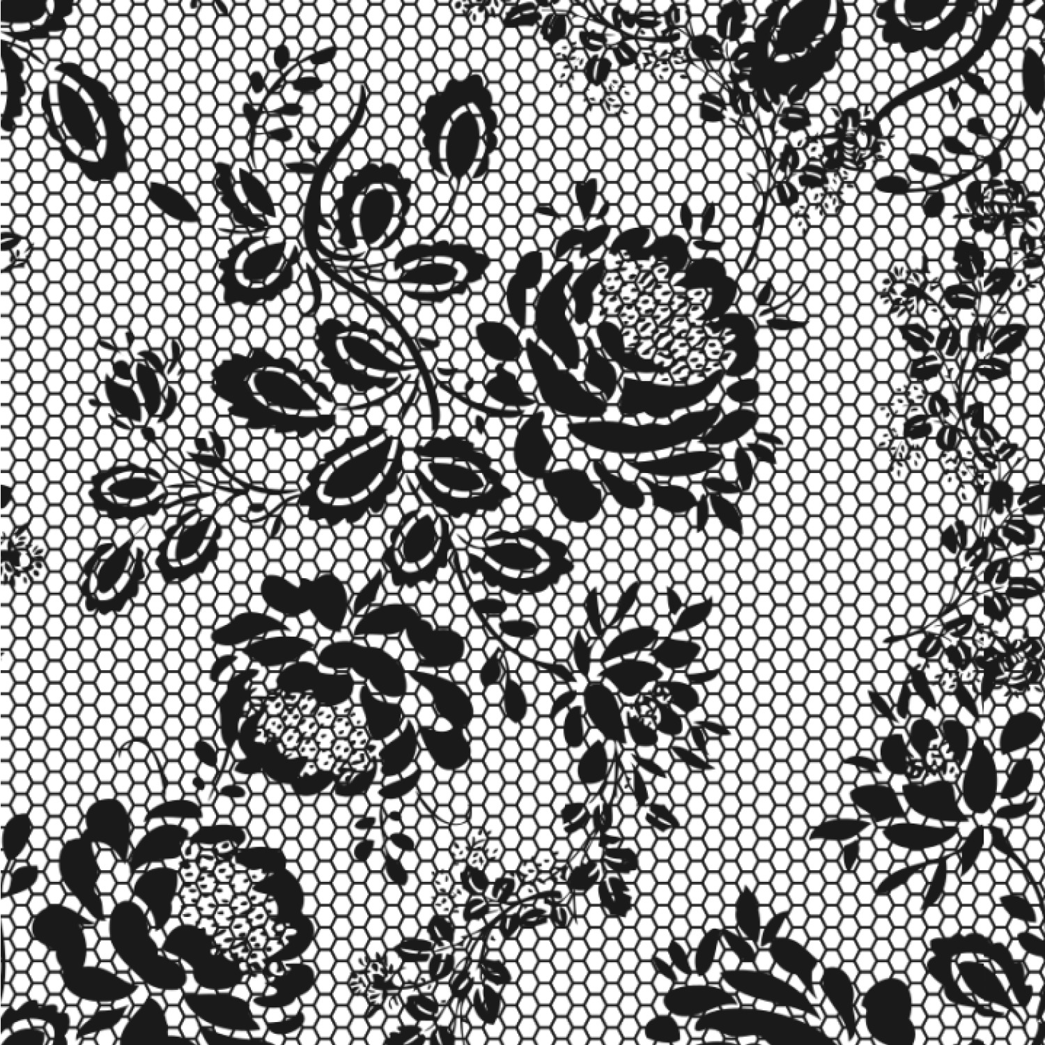 Black Lace - 1500x1500 Wallpaper Black Lace - 1500x1500 Wallpaper