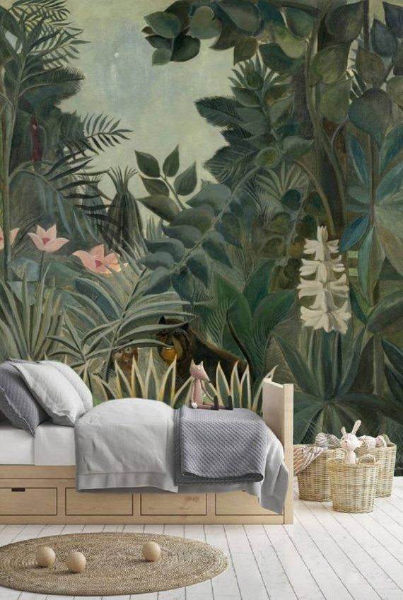 Henri Rousseau The Equatorial Jungle - HD Wallpaper 