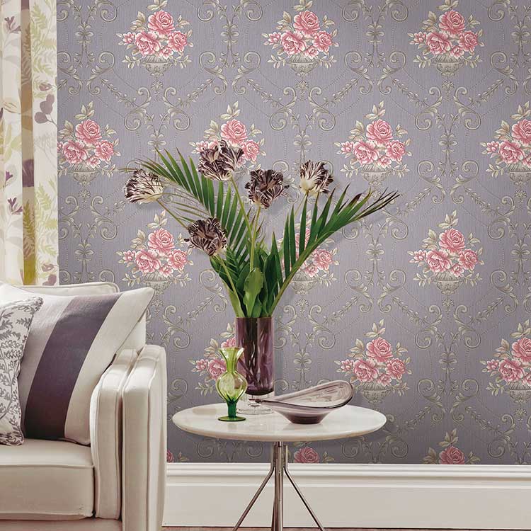 Wholesale Home Interior Decoration Beautiful Rose Pattern - Wallpaper Pavillion - HD Wallpaper 