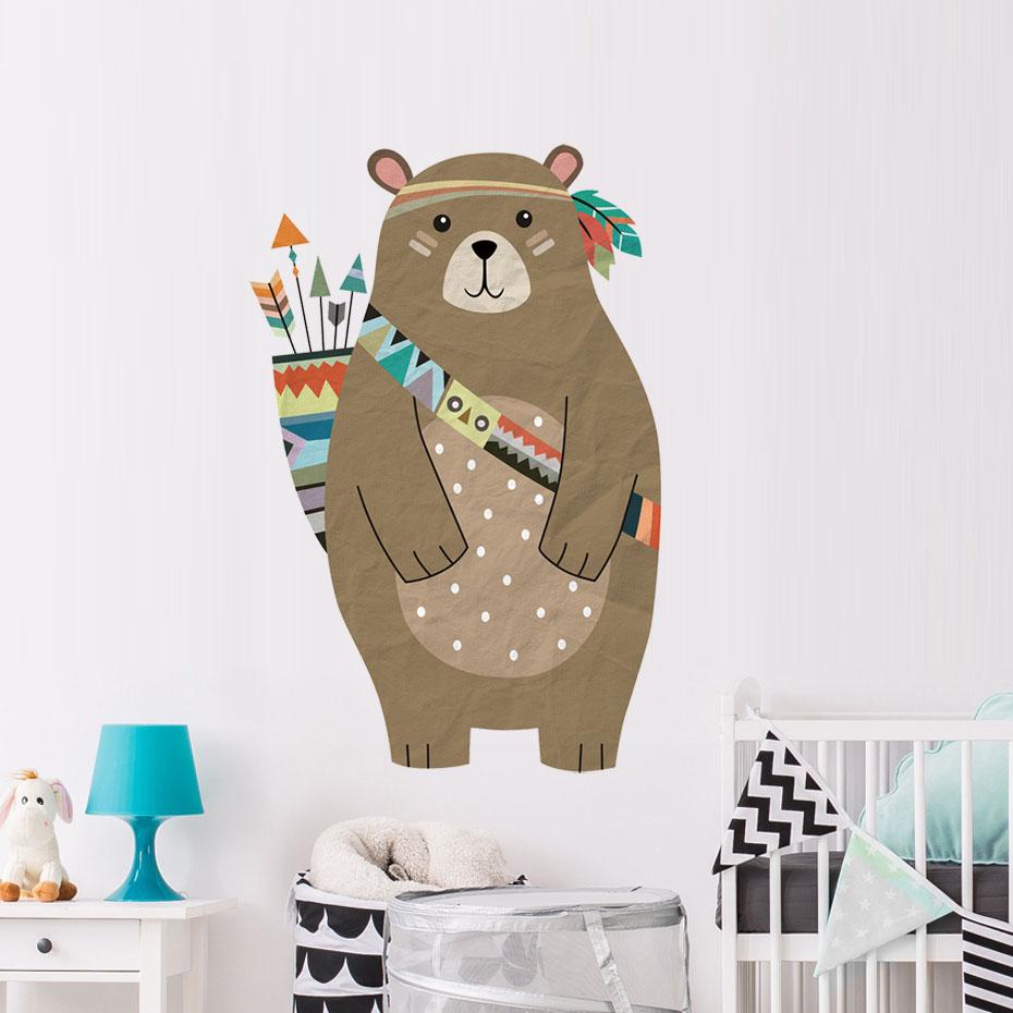Forest Animal Wall Decals - HD Wallpaper 