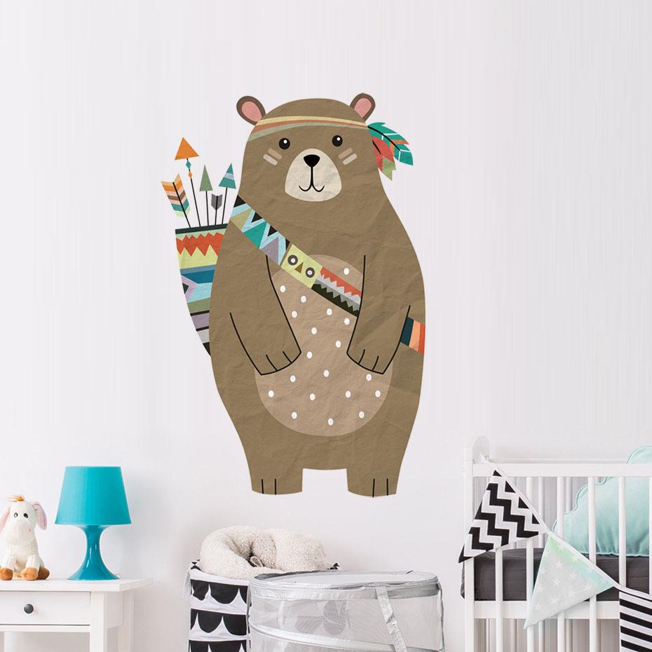 Forest Animal Wall Decals - HD Wallpaper 