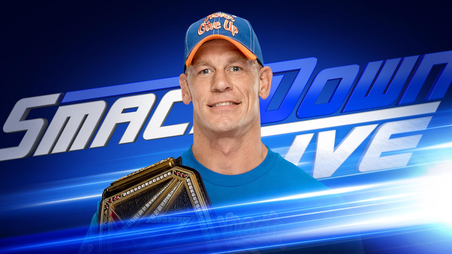 John Cena Smackdown Live, John Cena World Championship, - Wwe Smackdown Shane Mcmahon - HD Wallpaper 