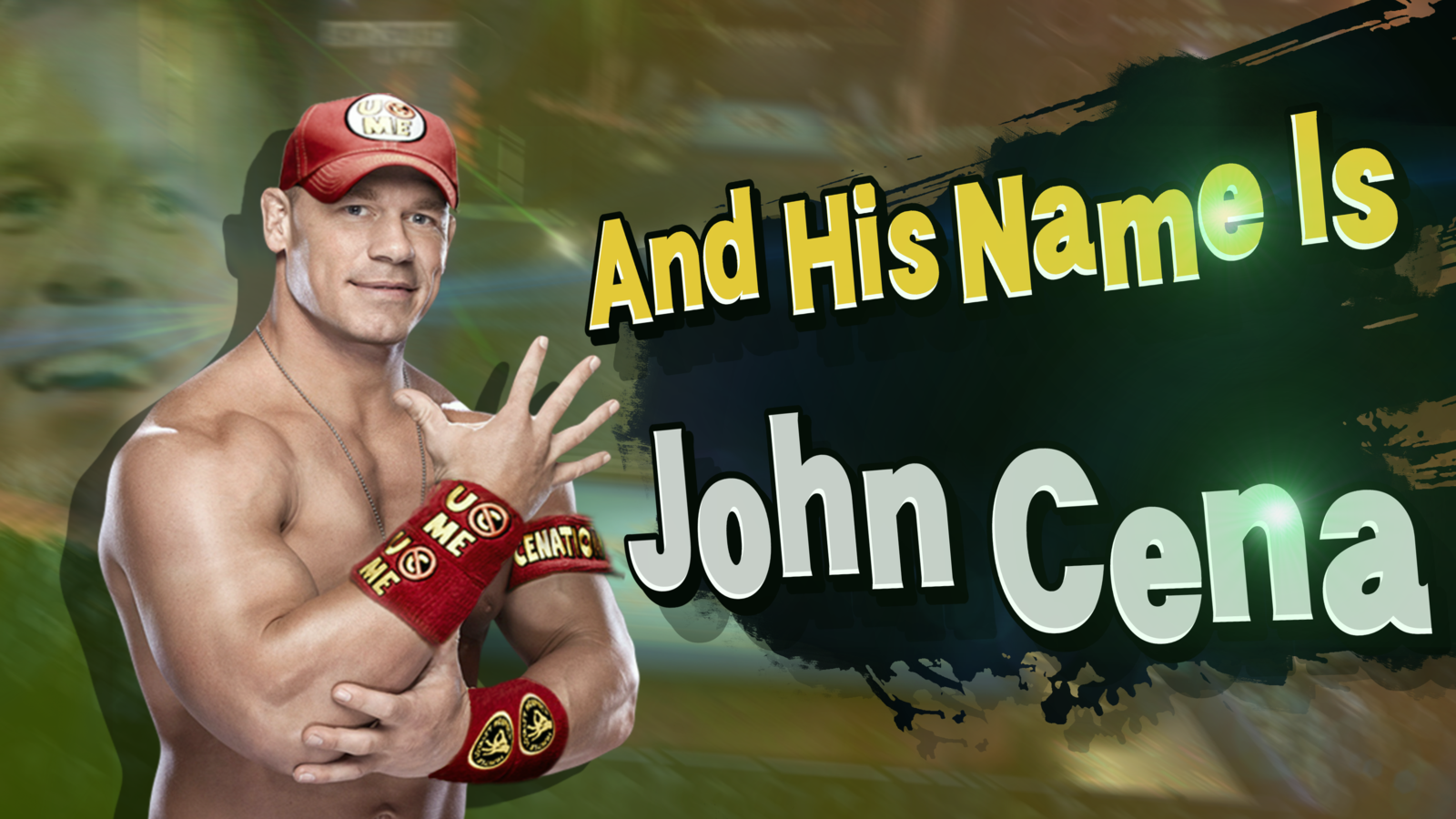 And His Namels John Cena John Cena Super Smash Bros - His Name Is John Cena - HD Wallpaper 