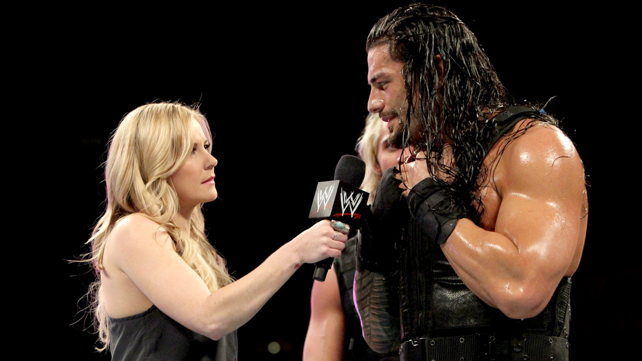 Roman Reigns And Renee Young - HD Wallpaper 