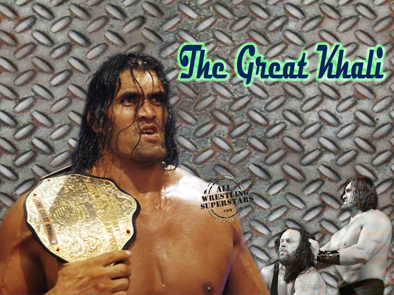 Great Khali Wwe Champion - HD Wallpaper 