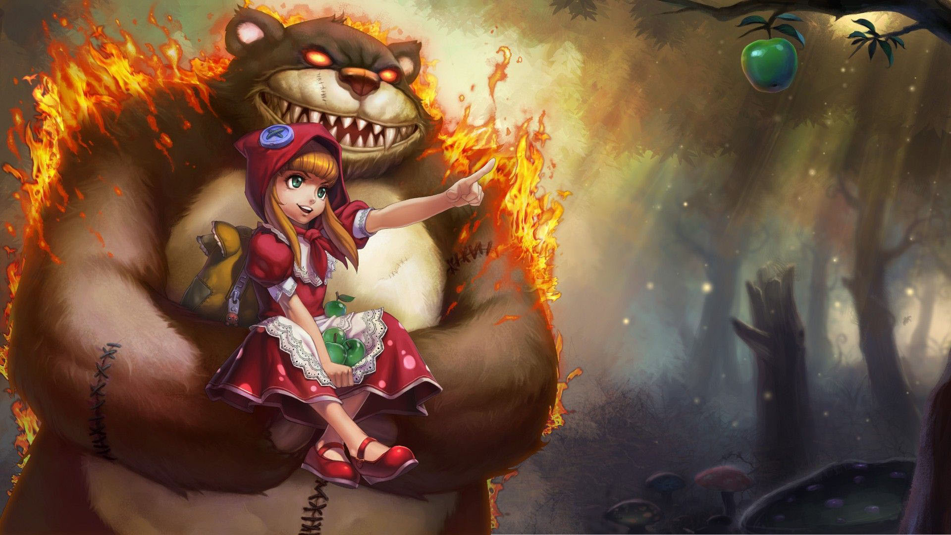 League Of Legends Annie Bear - HD Wallpaper 