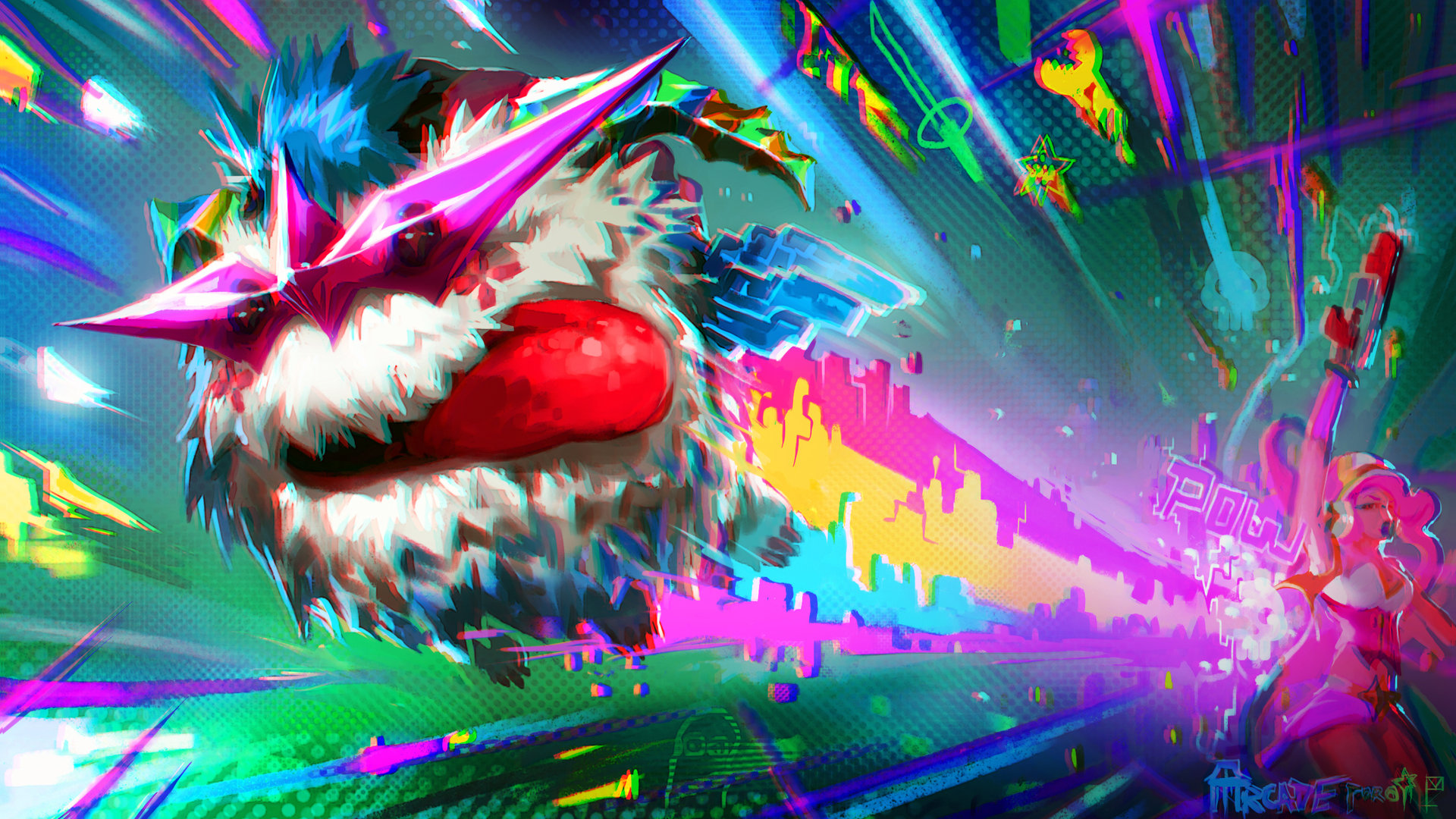 Arcade Lol Wallpaper Hd - HD Wallpaper 