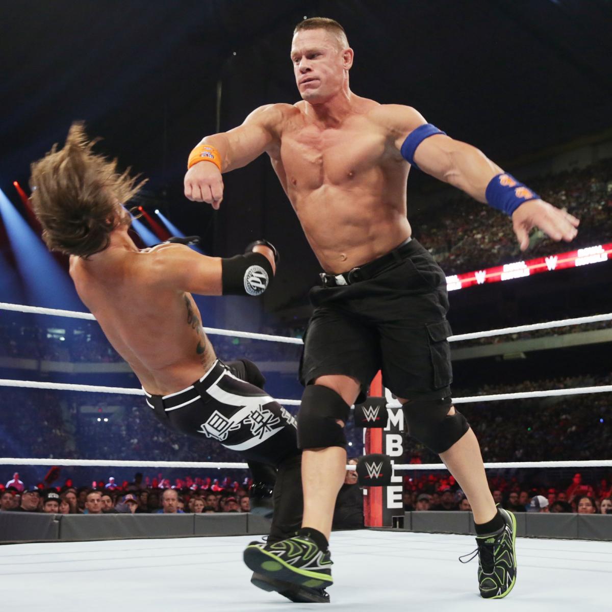 John Cena Vs Aj Styles Royal Rumble 1200x1200 Wallpaper teahub.io