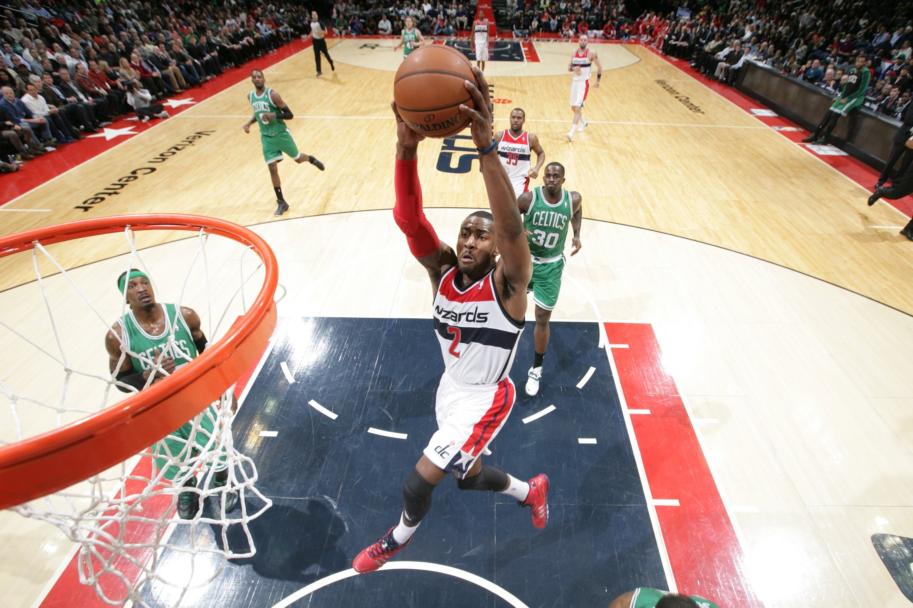 John Wall Dunk On Celtics - HD Wallpaper 