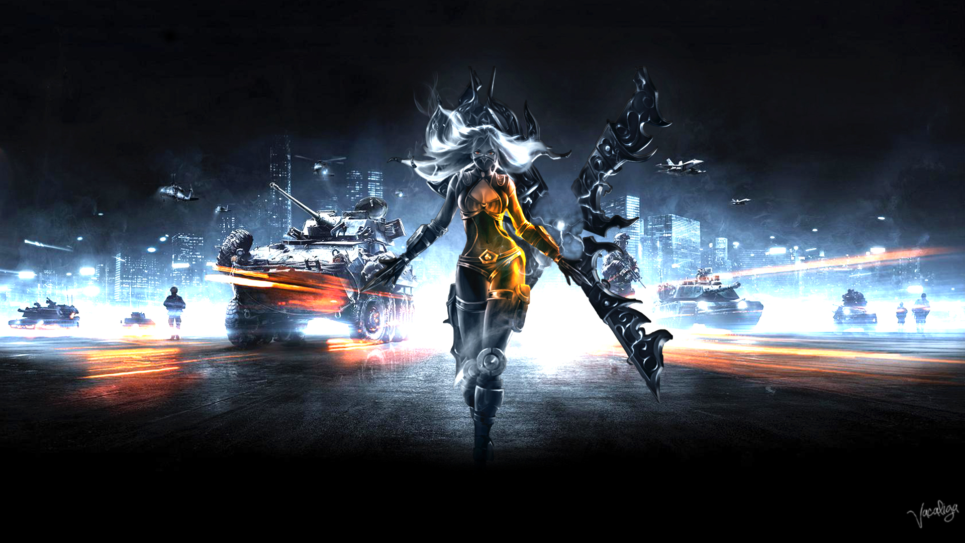 Battlefield Irelia Wallpaper - Special Pawan Kalyan Birthday - HD Wallpaper 