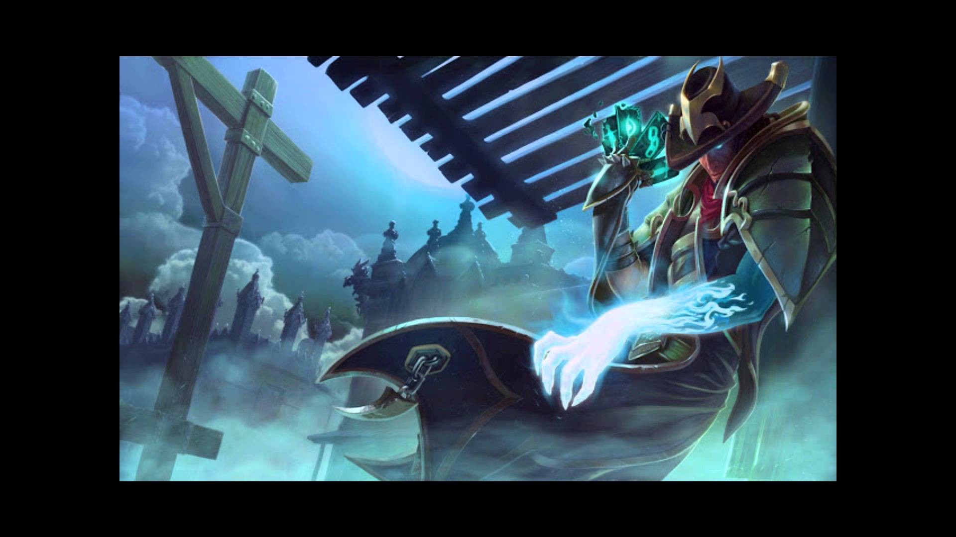 League Of Legend Twisted Fate Des Enfers Skin Spotlight - Twisted Fate Do Submundo - HD Wallpaper 