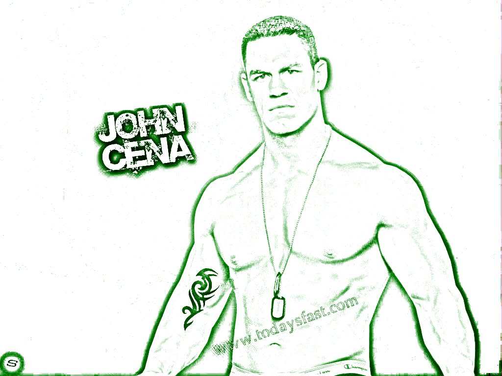 Wwe Superstars Wwe Wallpapers Wwe Wrestlemania John - Wrestling Ring  Coloring Pages - 1024x768 Wallpaper 