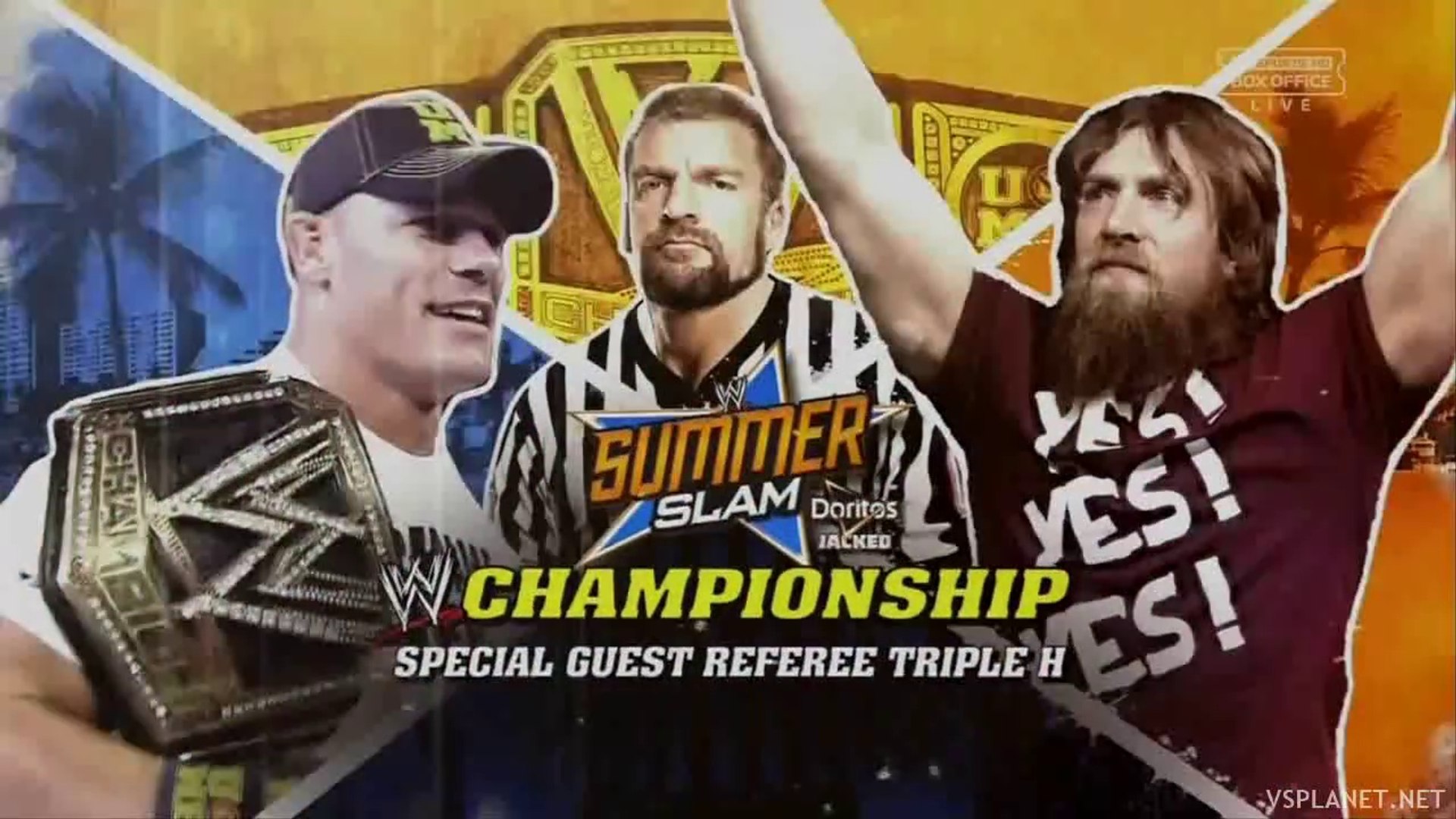 John Cena Vs Daniel Bryan Summerslam 2013 - HD Wallpaper 