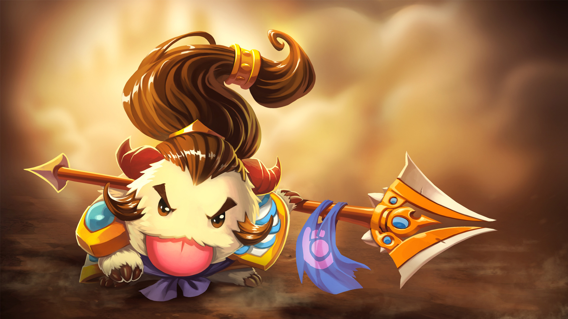 Download Wallpaper Poro Xin Zhao So Cute Full Hd On - Lol Poro Xin Zhao - HD Wallpaper 