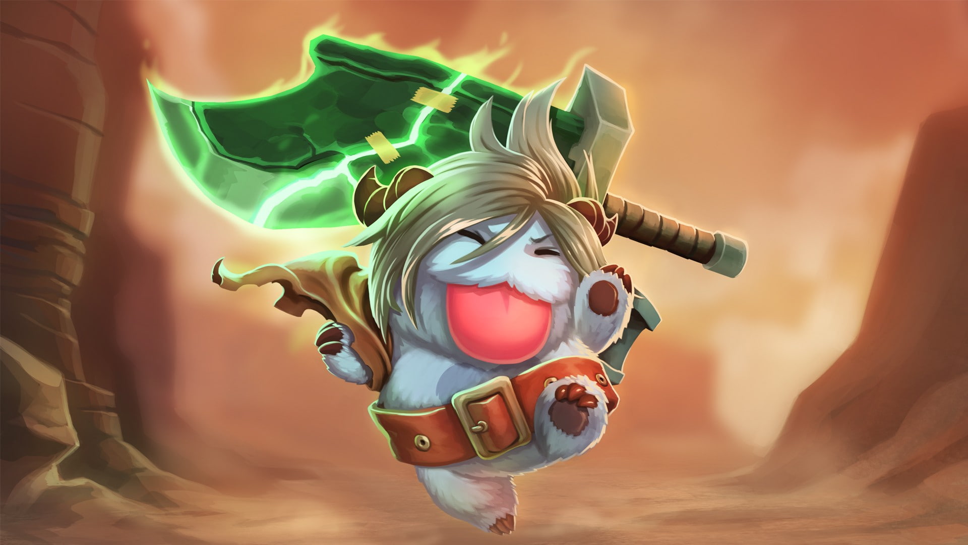 League Of Legends Riven Poro - HD Wallpaper 