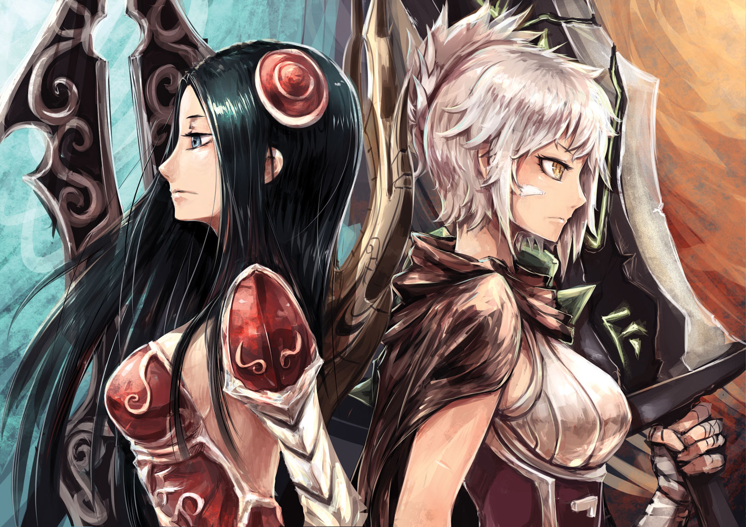 Lol Irelia And Riven - HD Wallpaper 
