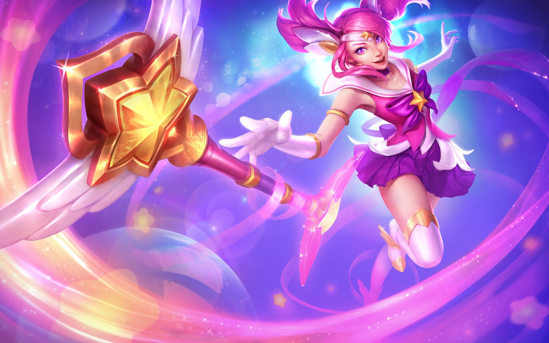 Lux Star Guardian Splash Art - HD Wallpaper 